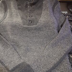 rag & bone Charcoal Crewneck Sweater